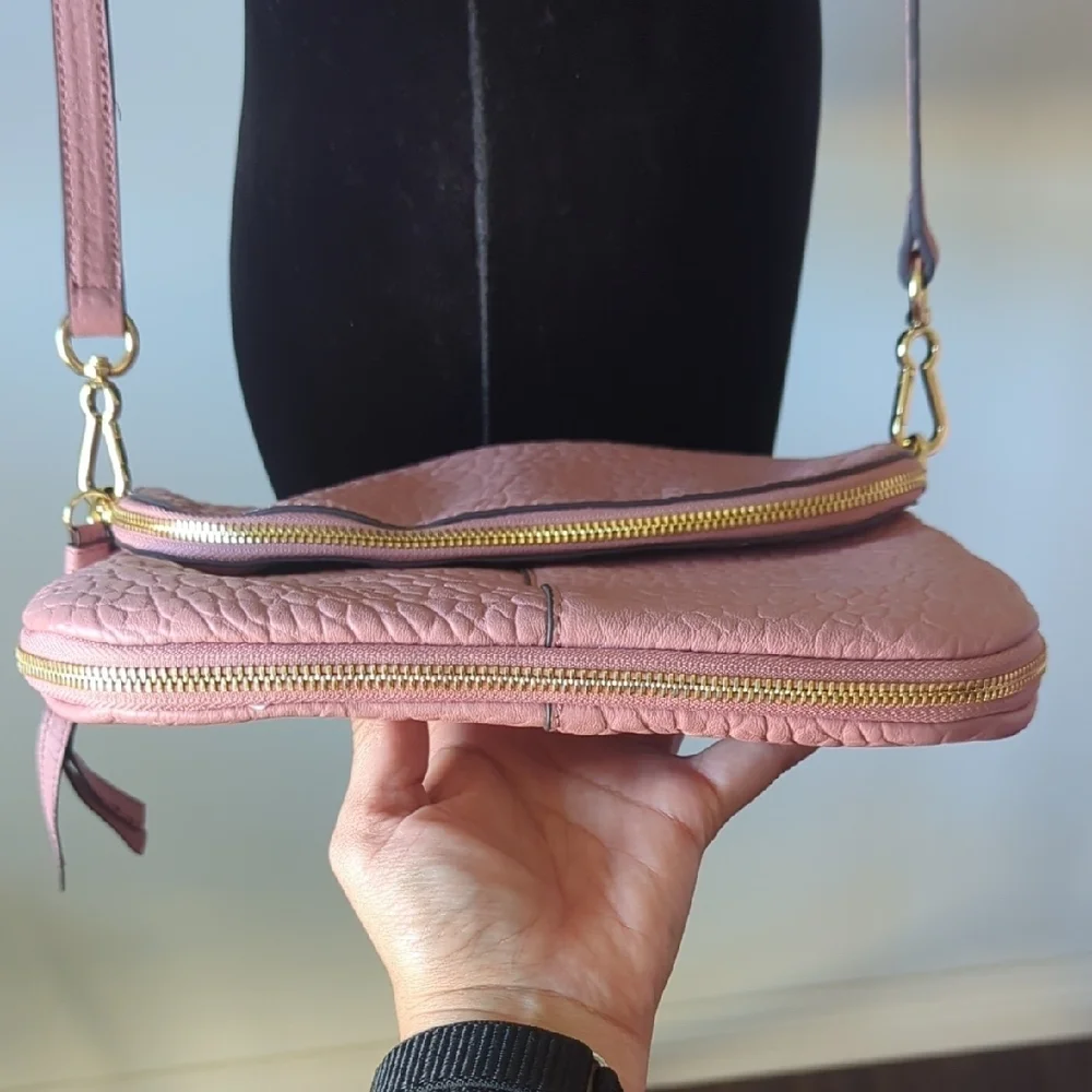 Vince Camuto Pink Textured Crossbody Bag - Picture 6 of 12
